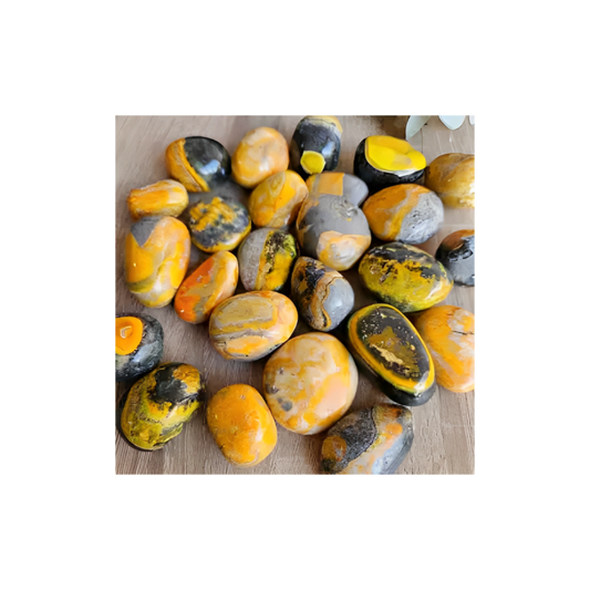Bumblebee Jasper Tumbled Stone – Motivation & Sacral Chakra Energy