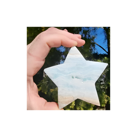 Caribbean Calcite Star – Soothing Energy & Emotional Healing Crystal