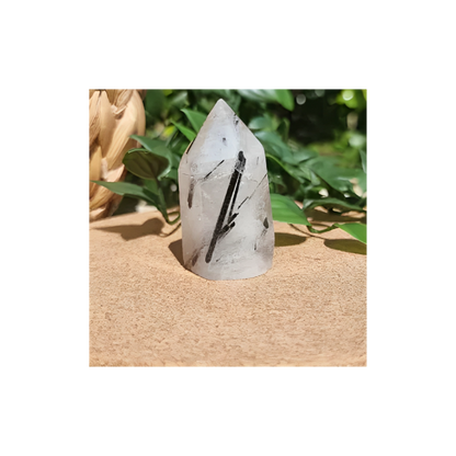 TOURMALINATED QUARTZ POINT 2