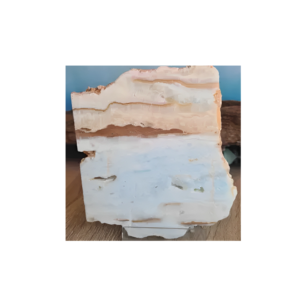 Caribbean Calcite Slab 3 – Ocean-Inspired Crystal for Calm, Clarity & Decor