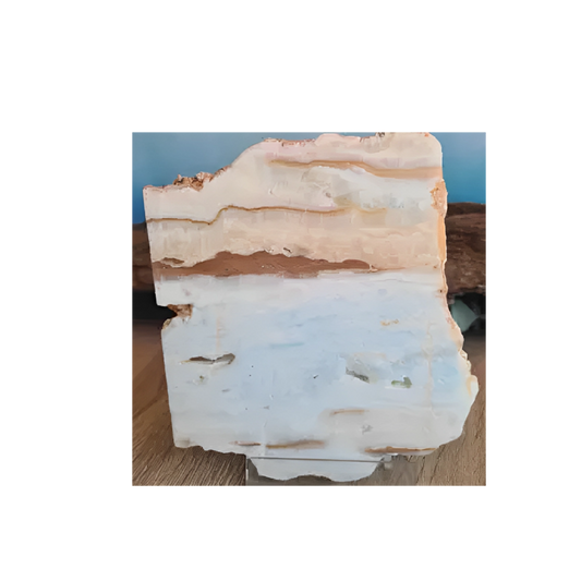 Caribbean Calcite Slab 3 – Ocean-Inspired Crystal for Calm, Clarity & Decor