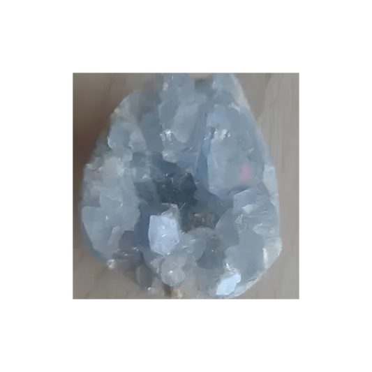 Celestite Egg Cluster 2 – Soothing Blue Crystal for Calm & Spiritual Connection