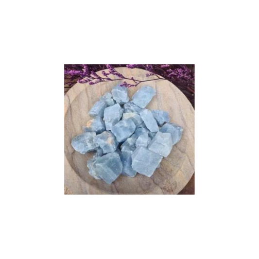 Blue Calcite Rough Mini Stones – Soothing Crystals for Calm & Energy Cleansing