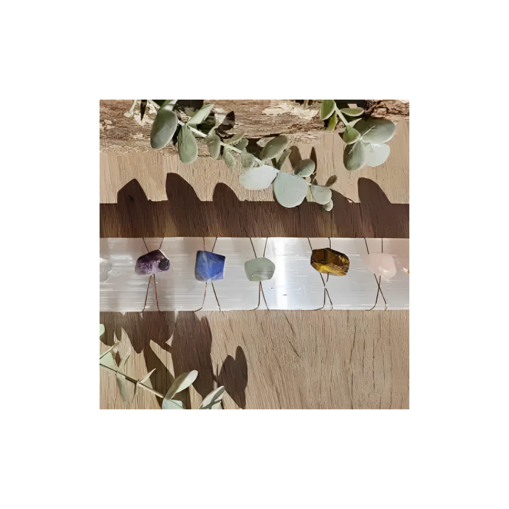 SELENITE CHAKRA RODS – LARGE