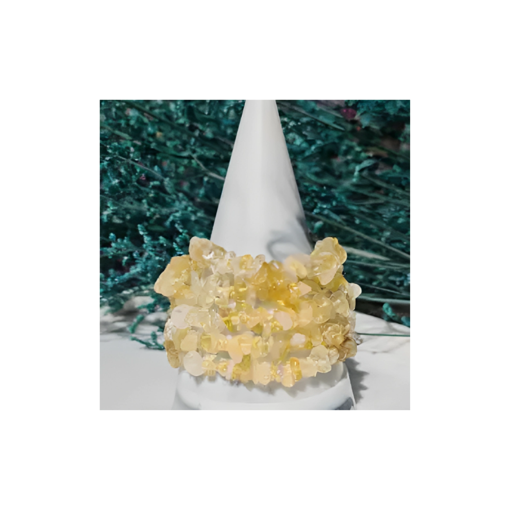 Citrine Chip Bracelet – Manifestation Crystal for Abundance, Joy & Confidence