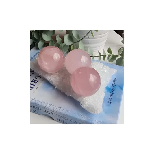 ROSE QUARTZ SPHERES