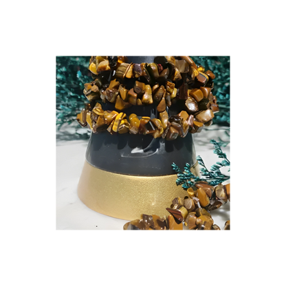 TIGERS EYE CHIP BRACELET