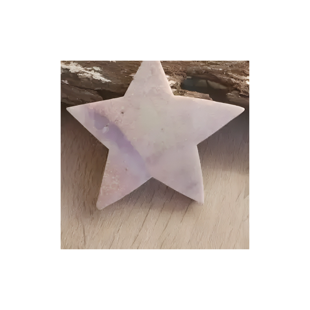 Pink Amethyst Star – Calming Crystal for Love, Balance & Spiritual Healing