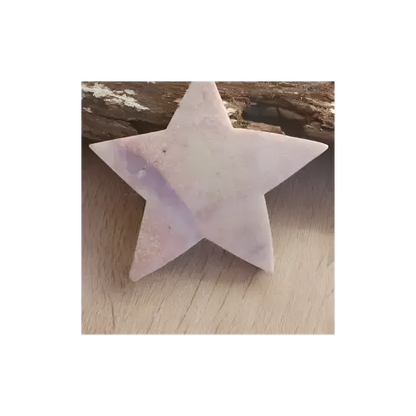 Pink Amethyst Star – Calming Crystal for Love, Balance & Spiritual Healing