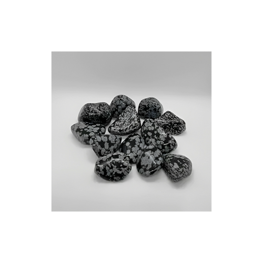 SNOWFLAKE OBSIDIAN TUMBLES