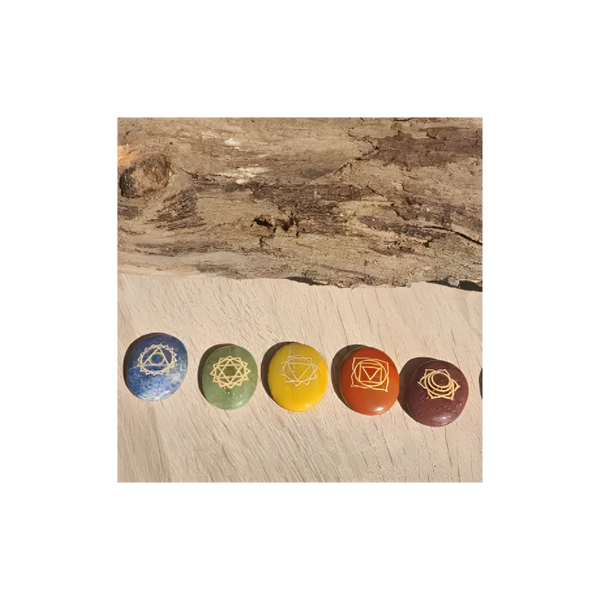 CHAKRA PALM STONE SET