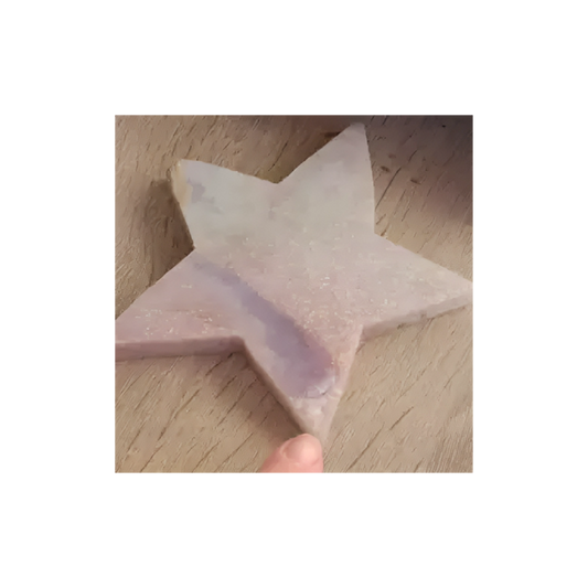 Pink Amethyst Star – Calming Crystal for Love, Balance & Spiritual Healing