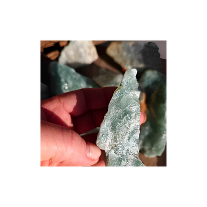 GREEN AVENTURINE NATURAL CHUNKS