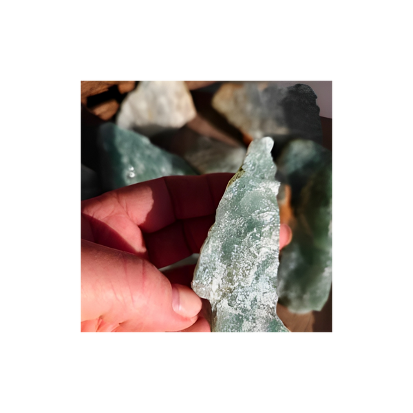 GREEN AVENTURINE NATURAL CHUNKS