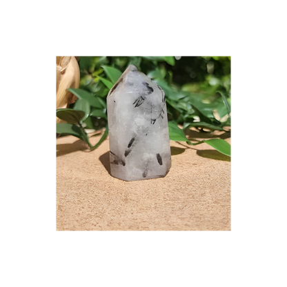 TOURMALINATED QUARTZ POINT 1