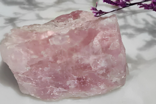 Lavender Rose Quartz 1 – Rare Heart Healing Crystal for Self-Love & Peace