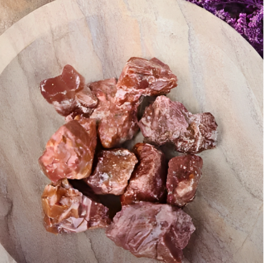 Red Calcite Rough – Grounding Crystal for Strength, Vitality & Emotional Release
