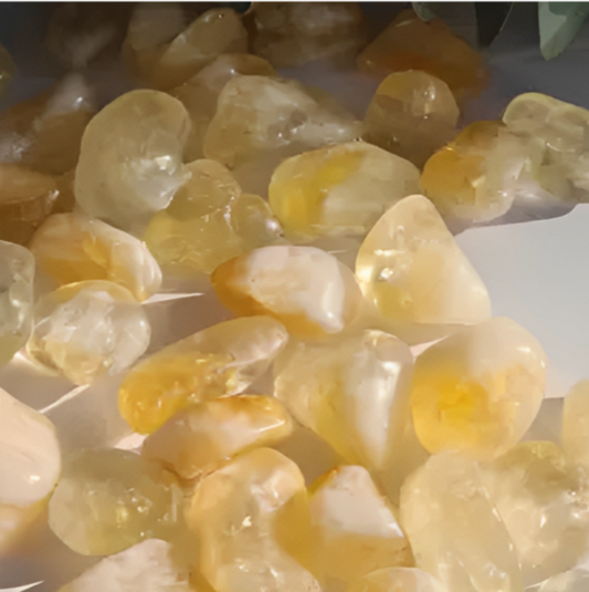 Citrine Tumbled Stones – Crystal for Abundance, Joy & Personal Power
