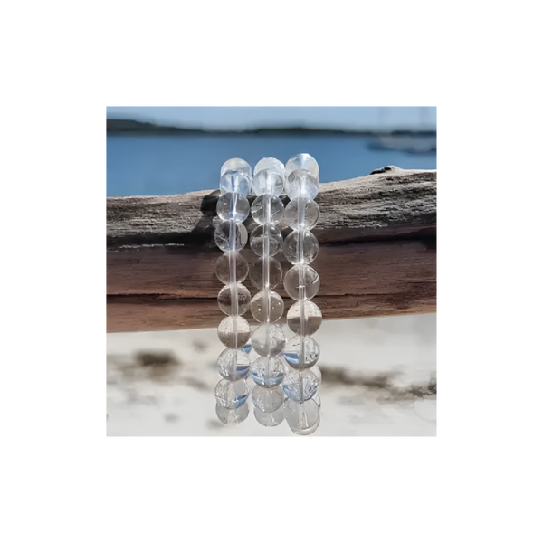 CLEAR QUARTZ BRACELET 10mm