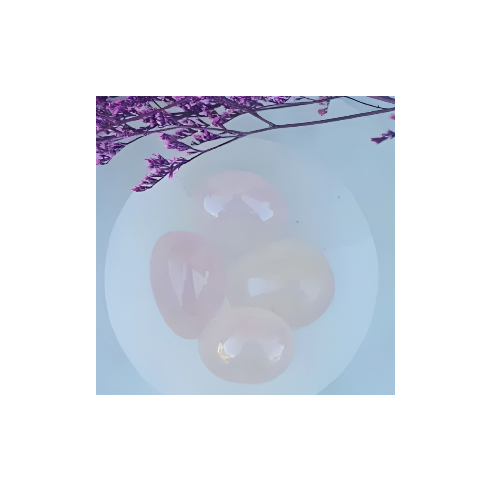 ROSE QUARTZ TUMBLED  AA GRADE - MADAGASGAR