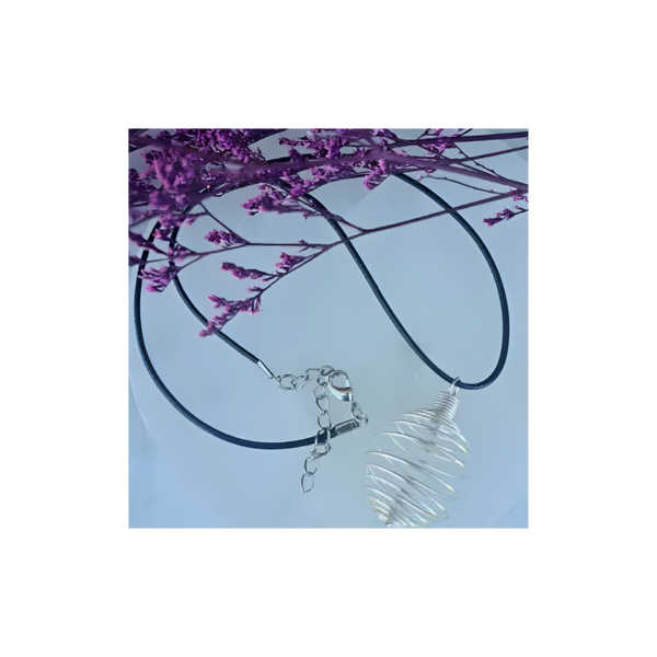 SILVER CAGE NECKLACE- UNISEX