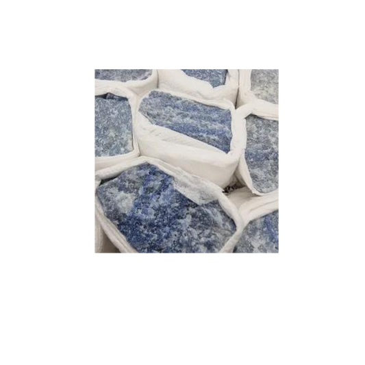 Blue Quartz Mineral – Raw Healing Stone for Peace, Positivity & Chakra Balance