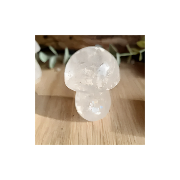 CLEAR QUARTZ MUSHROOM