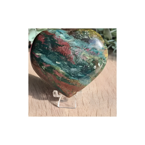 OCEAN JASPER HEART 2- LARGE