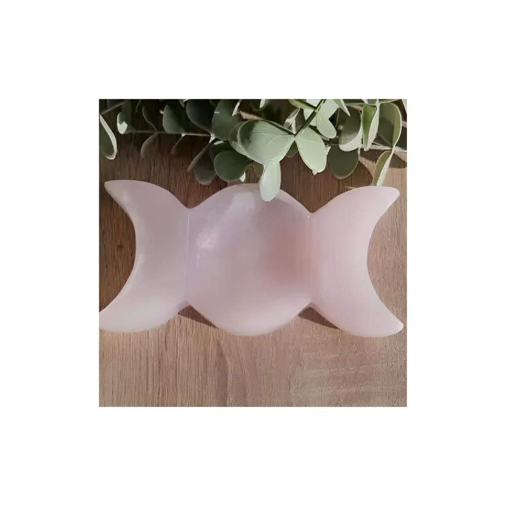 PINK MANGANO TRIPLE MOON BOWL
