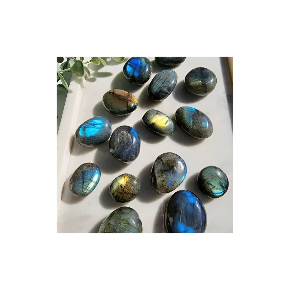 LABRADORITE PALM STONE