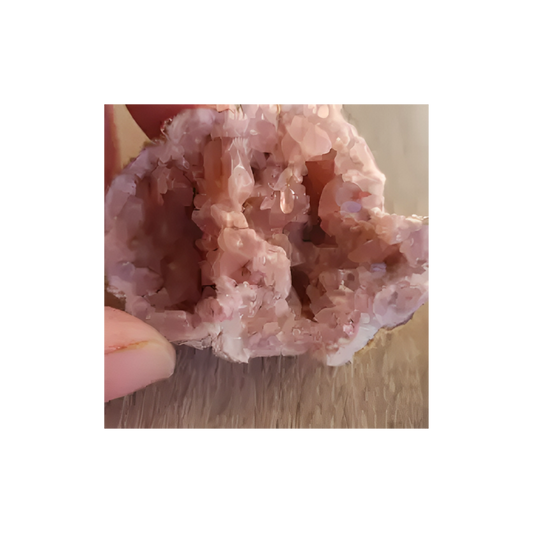 PINK AMETHYST GEODE 5