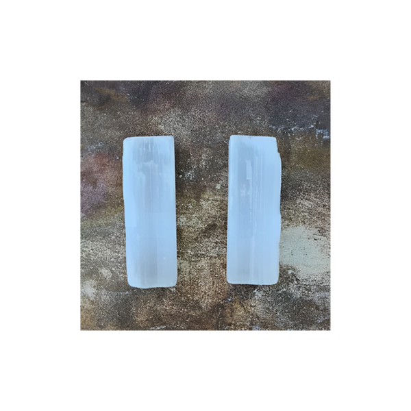 SELENITE CRYSTAL CHARGING BLOCKS – NATURAL - SIZE MEDIUM