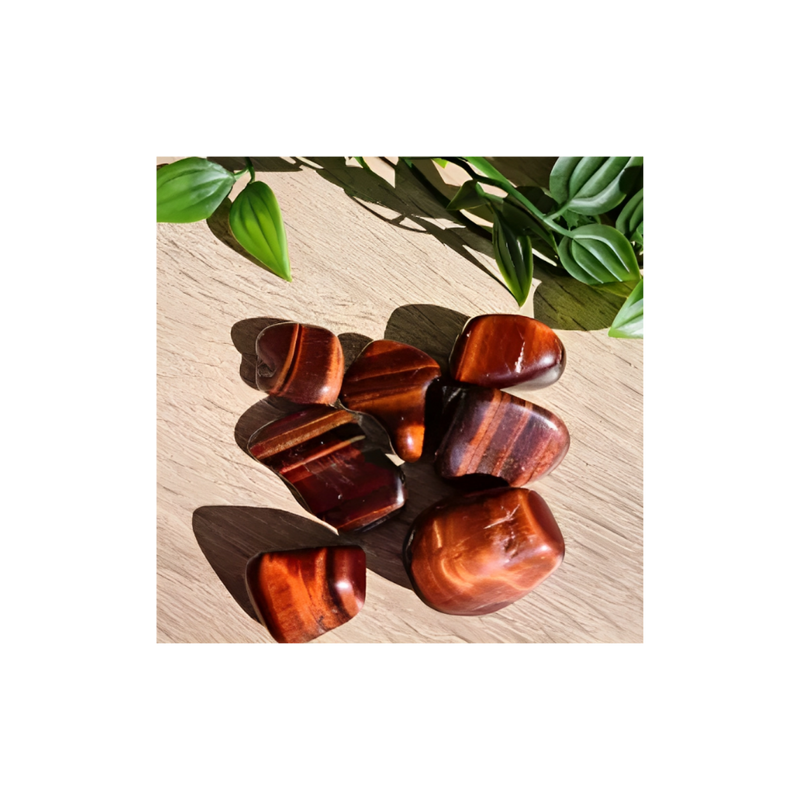 RED TIGERS EYE TUMBLES