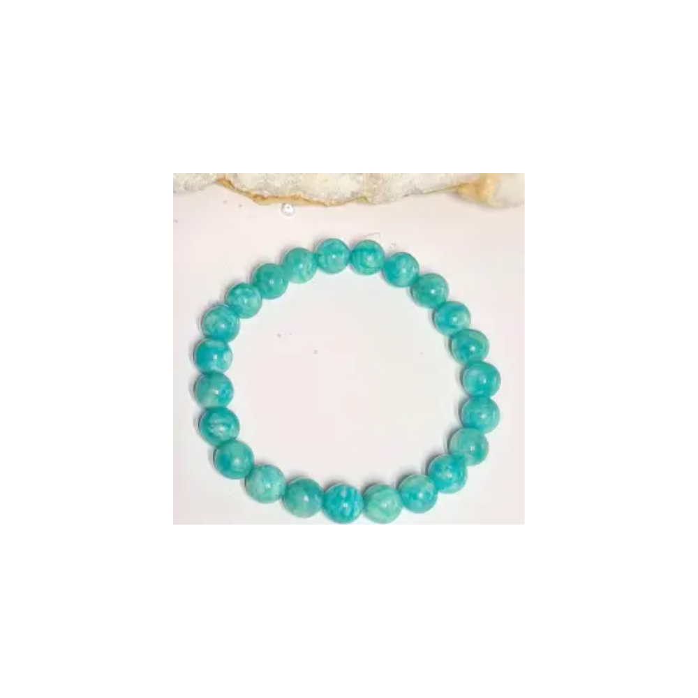 Amazonite Bracelet – A Grade Crystal for Calm & Communication