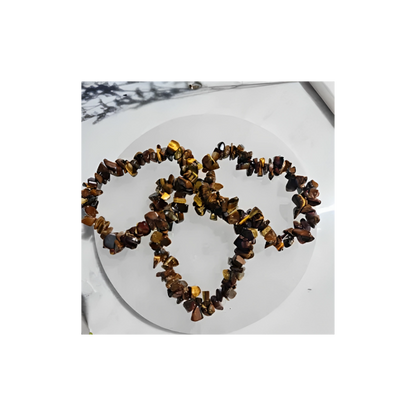 TIGERS EYE CHIP BRACELET