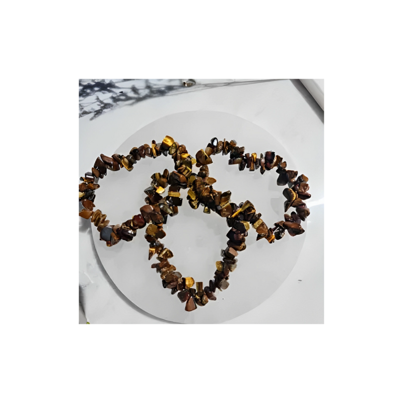 TIGERS EYE CHIP BRACELET