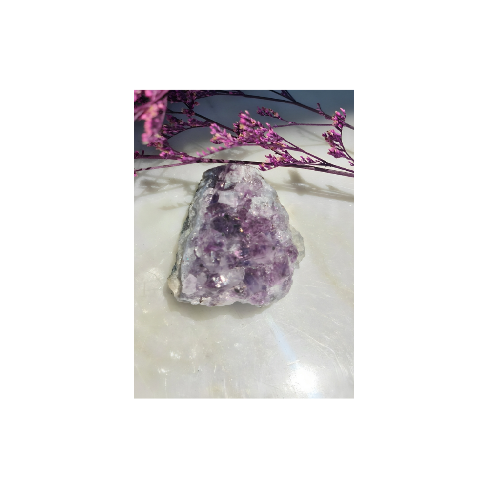 Lilac Amethyst Clusters – Soft Purple Healing Crystals for Peace, Intuition & Energy Cleansing